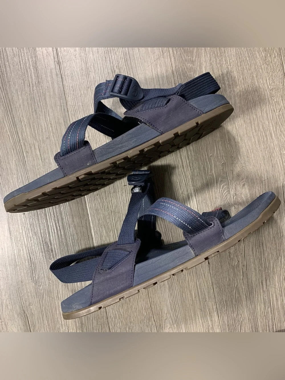 Chaco’s Mens Navy Blue Lowdown Sandals size 12